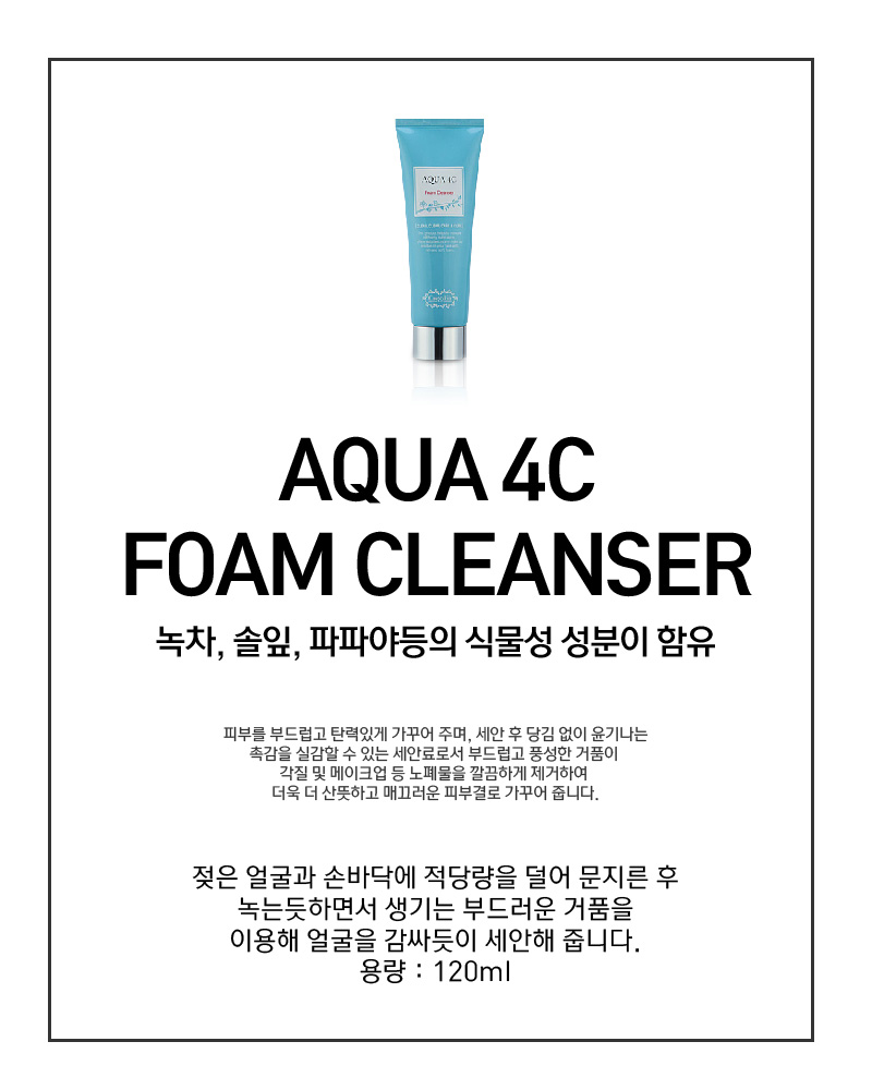 Aqua 4C Foam Cleanser